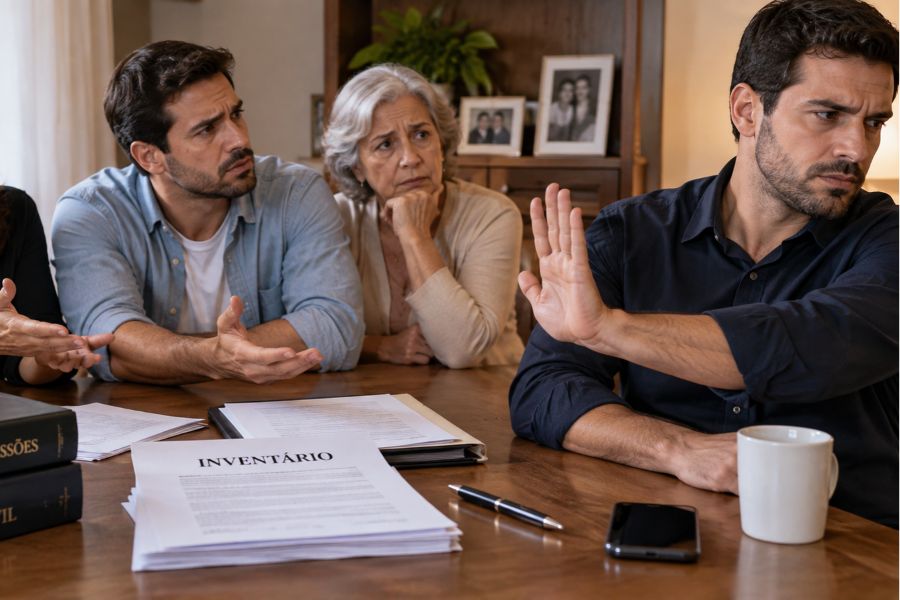 Um dos herdeiros não quer assinar o inventário: ele pode impedir a divisão da herança?